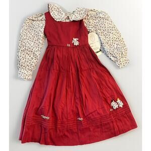 New NWT Isabel Garreton 2 Pc Party Dress & Shirt Outfit Beaded Applique Dolls 5